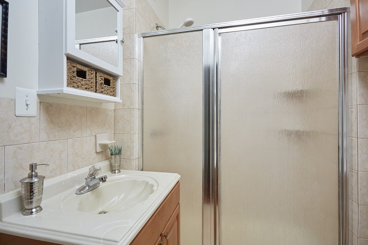Clean shared bathroom