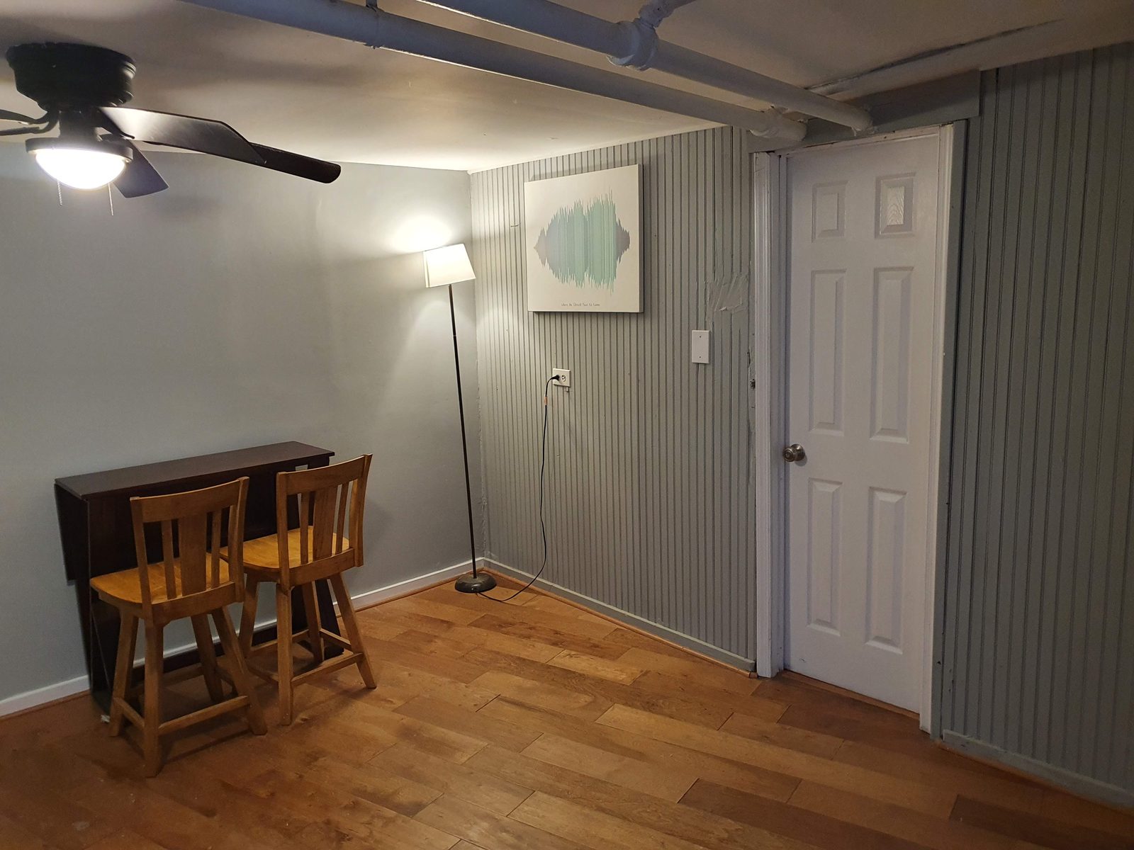 Shared living and dining area
