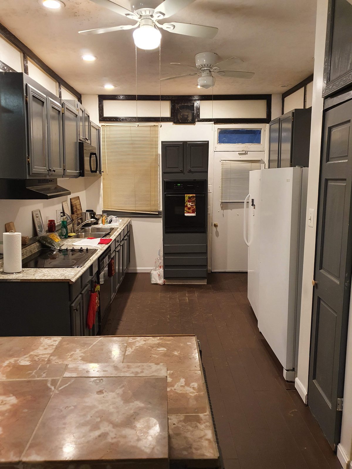 Big shared kitchen